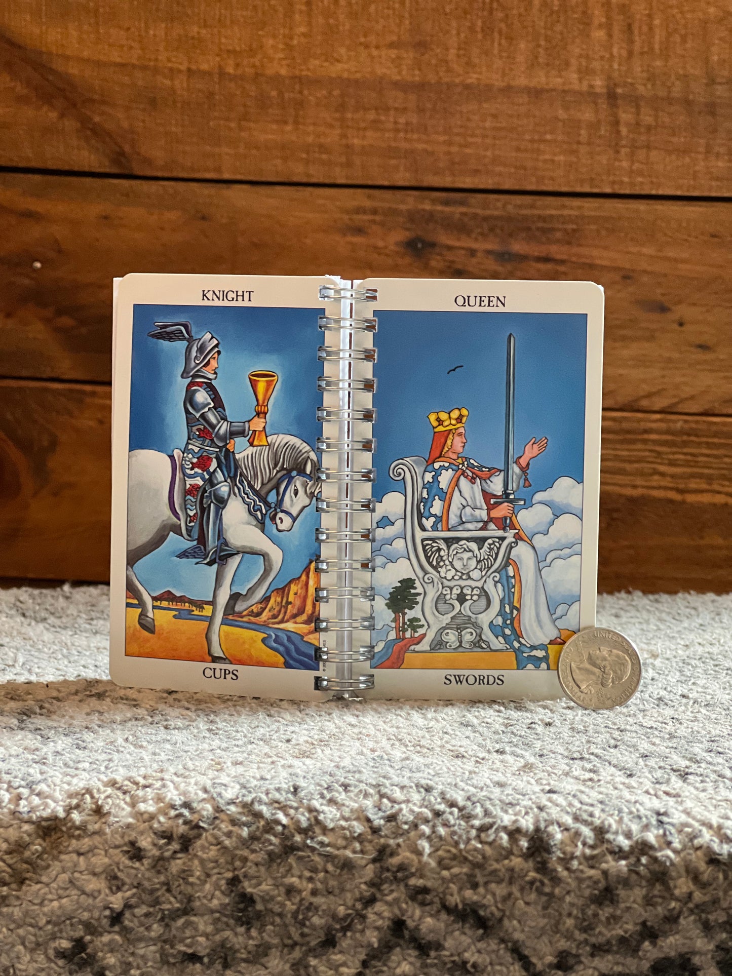 Tarot Knight/Queen large memo
