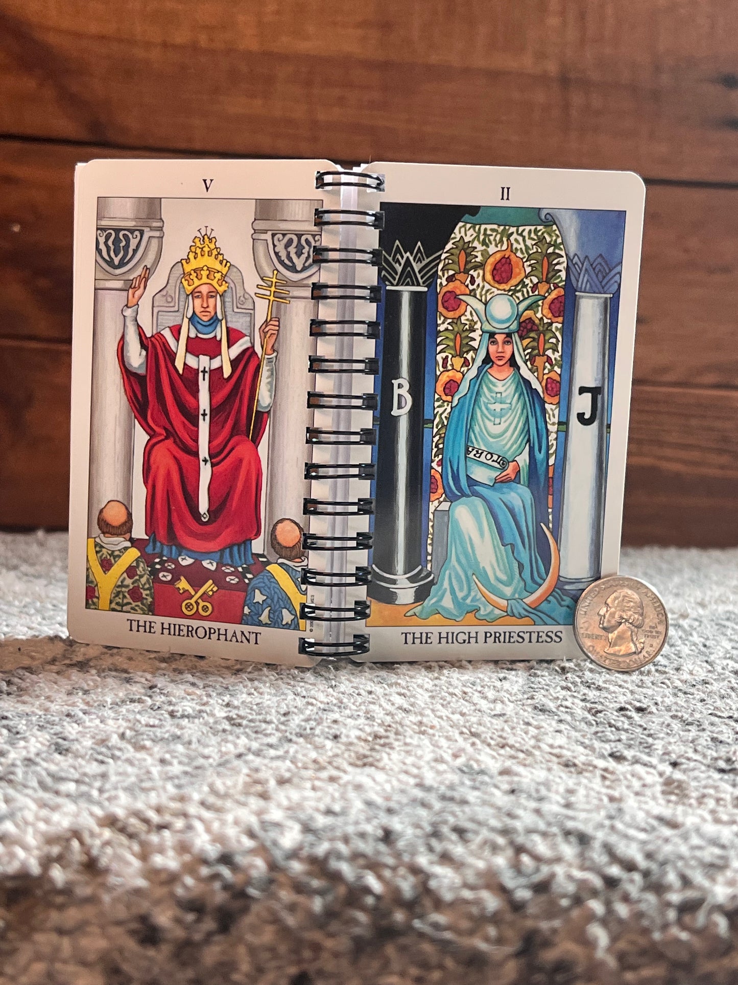 Tarot Hierophant/High Priestess large memo