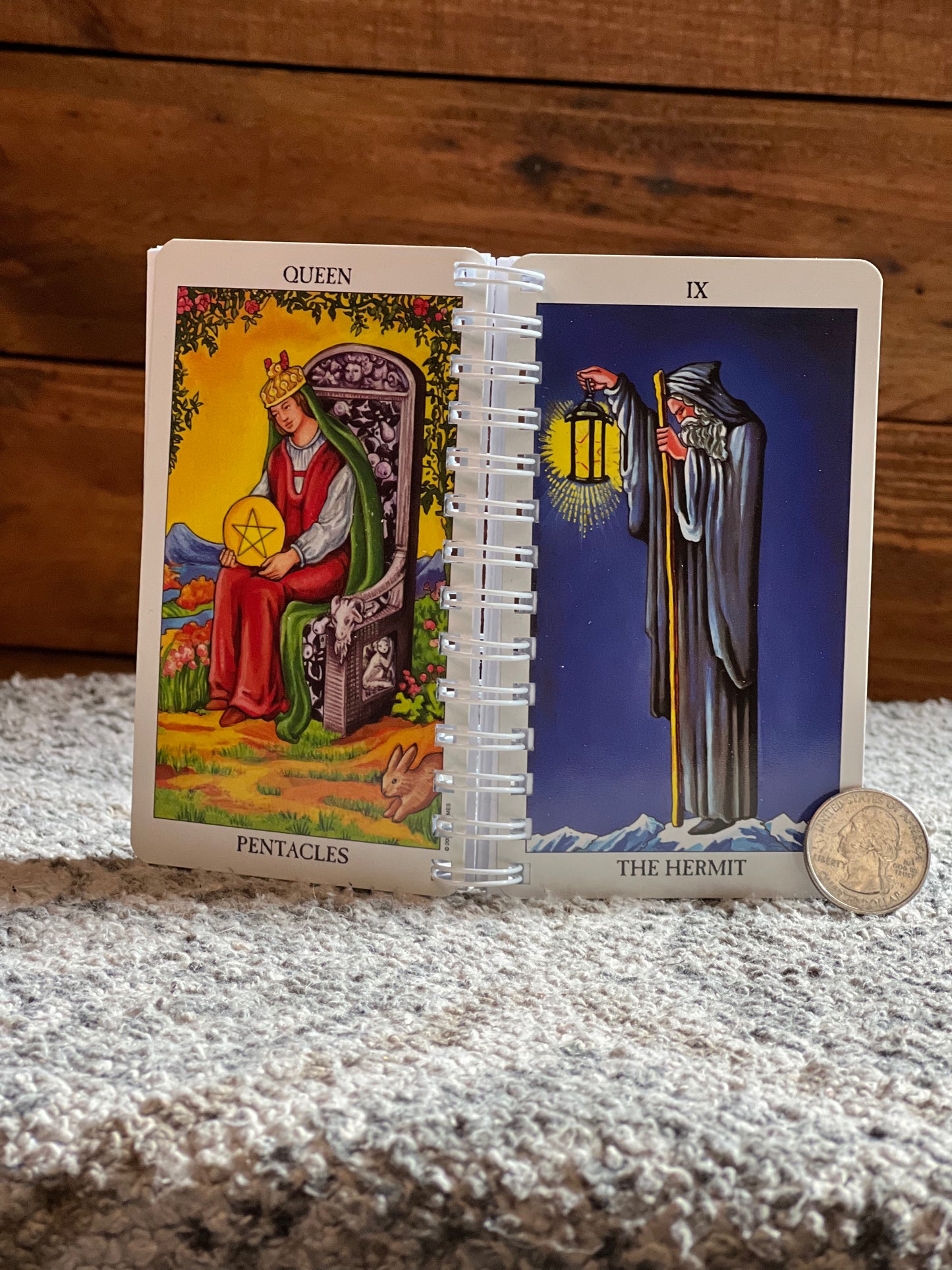 Tarot Queen/Hermit large memo