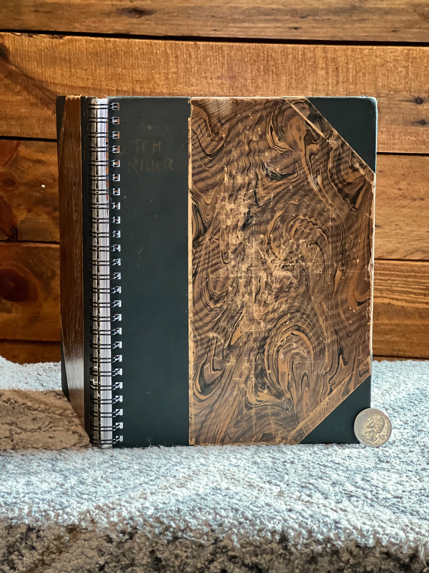 Young Dutch Rider large notebook