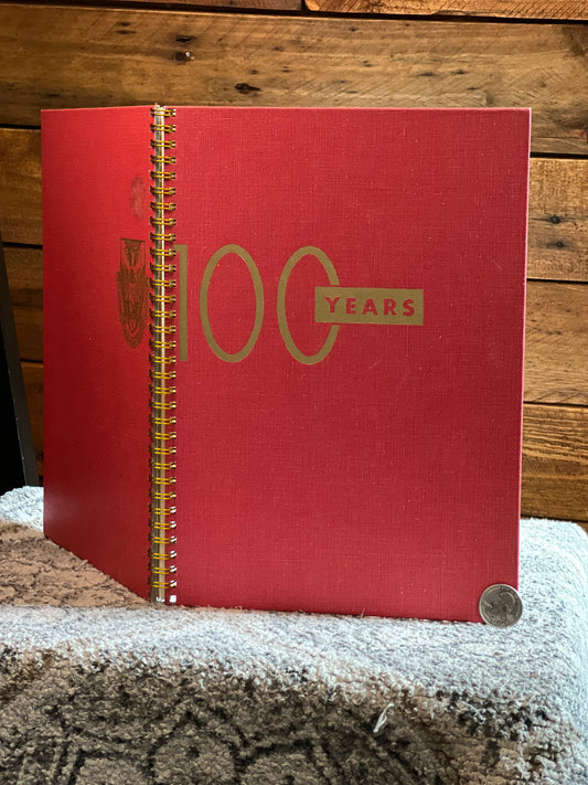 100 Yrs. large notebook
