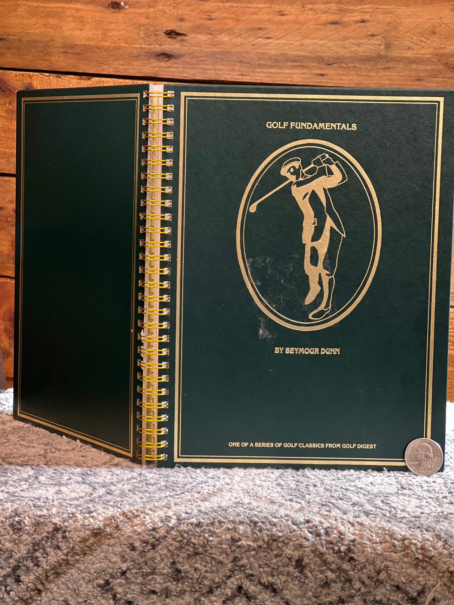 Golf Fundamentals large notebook