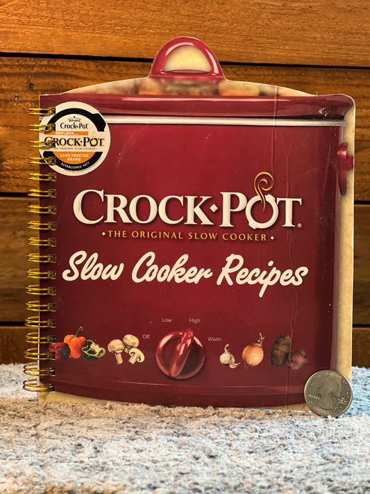 Crock Pot Recipes board cover notebook