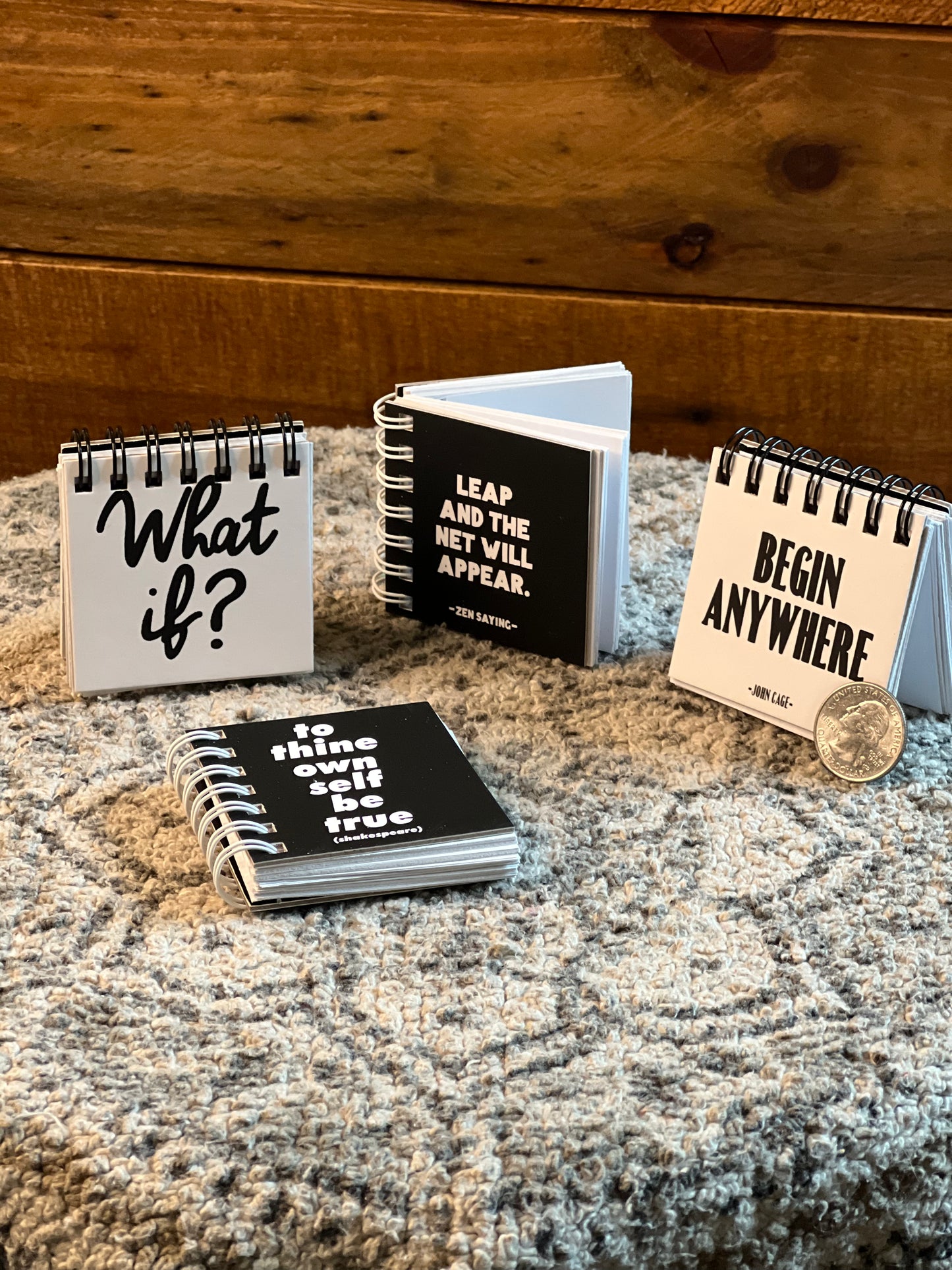 Inspirational mini memo stack